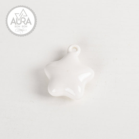 Stellina bianca 3,9x4,8x1,8cm