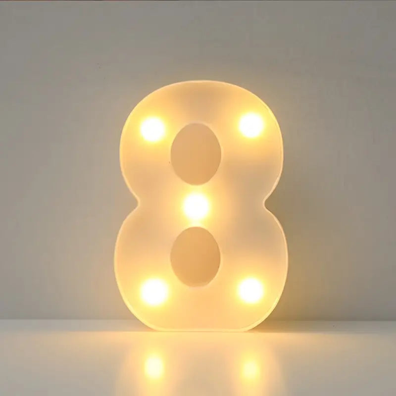 Numero luminoso LED 8 – 4x22cm