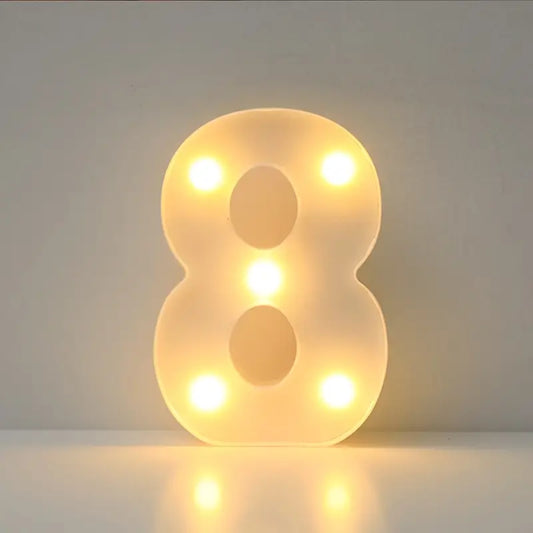 Numero luminoso LED 8 – 4x22cm