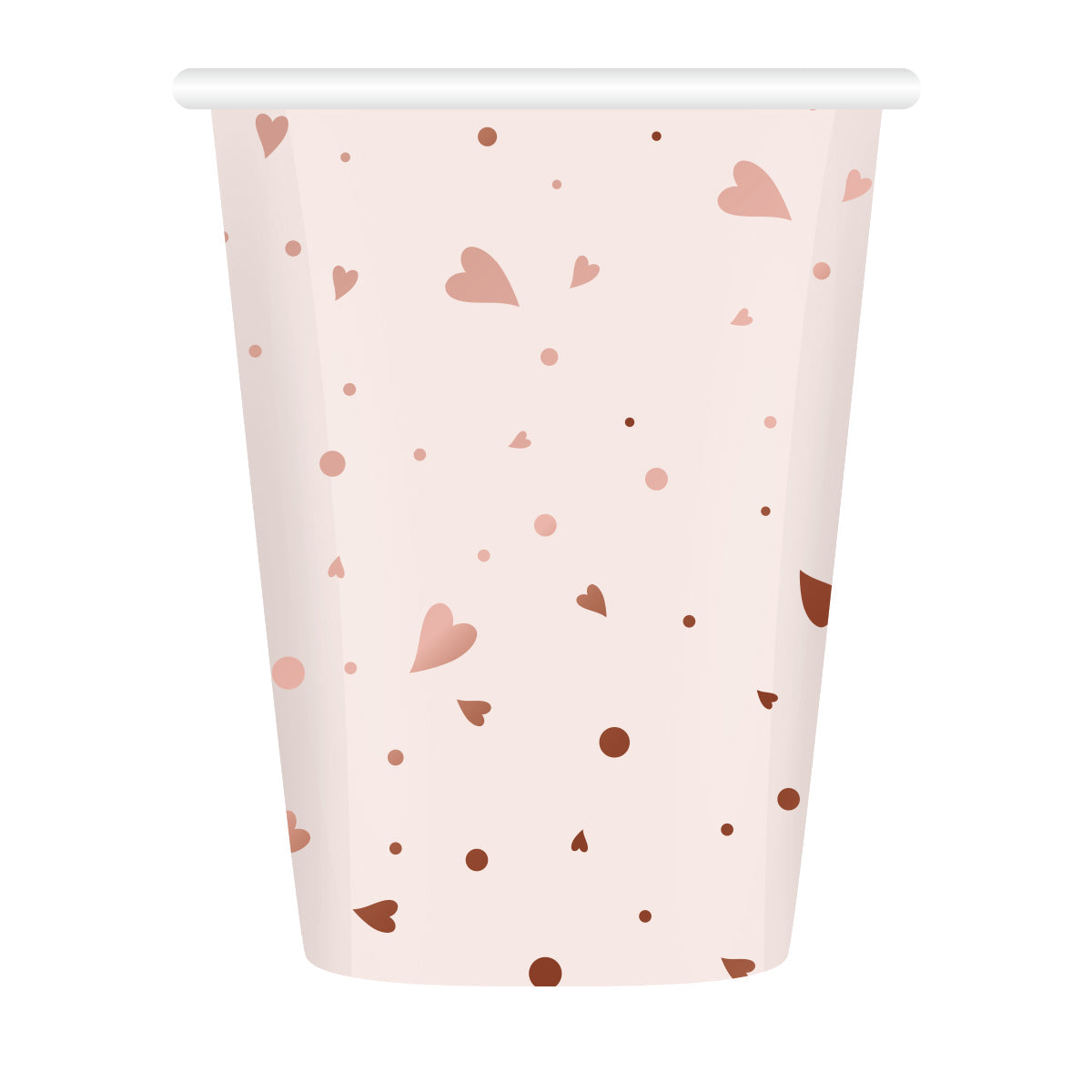 8 bicchieri happy birthday rosa