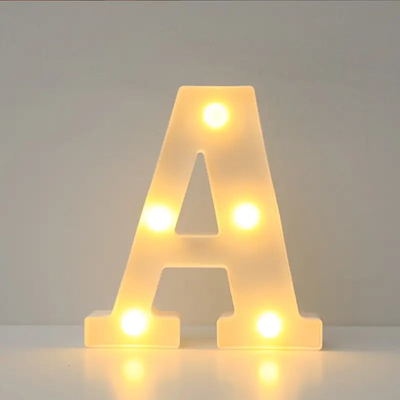 Lettera LED "A" 22 cm – Luce Calda