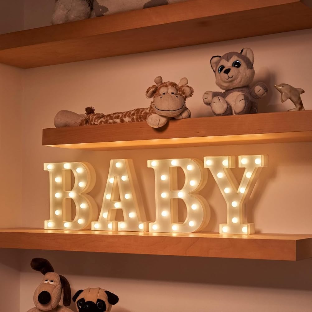 Lettera LED "Y" 22 cm – Luce Calda