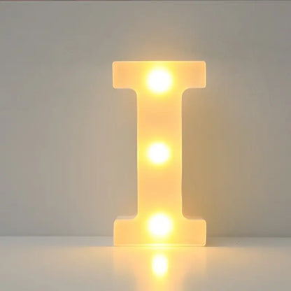 Lettera LED "I" 22 cm – Luce Calda