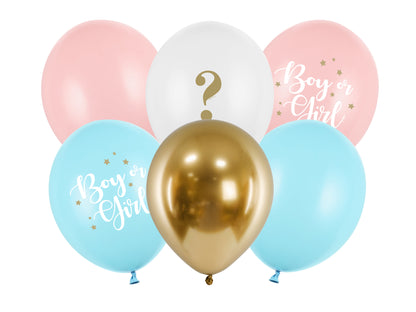 Balloons 30 cm Boy or Girl mix 6pz