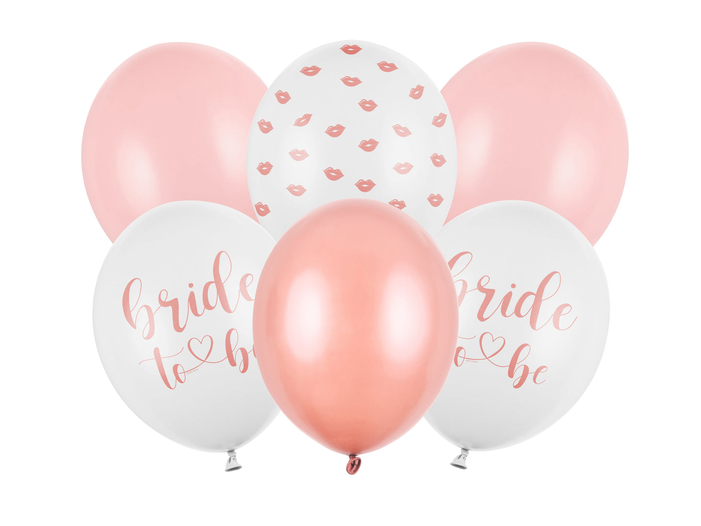Balloons 30 cm Bride to be 6pz