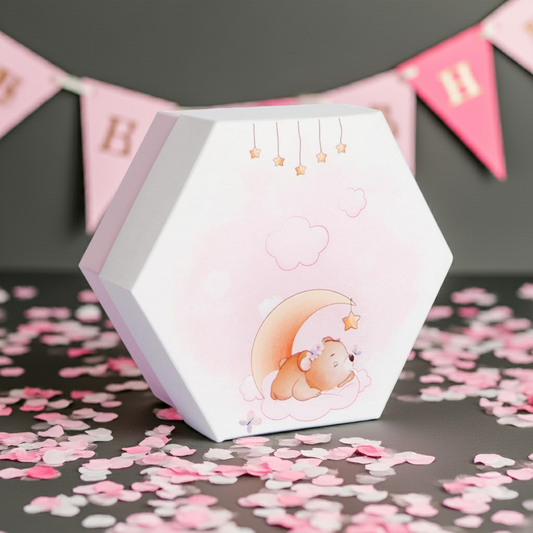 SCATOLINA ESAGONALE CONFETTI