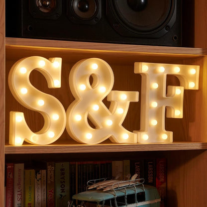 Lettera LED "Y" 22 cm – Luce Calda