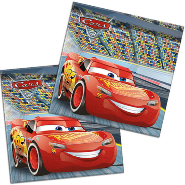 Tovagliolo 33x33cm Cars 3 20 pz