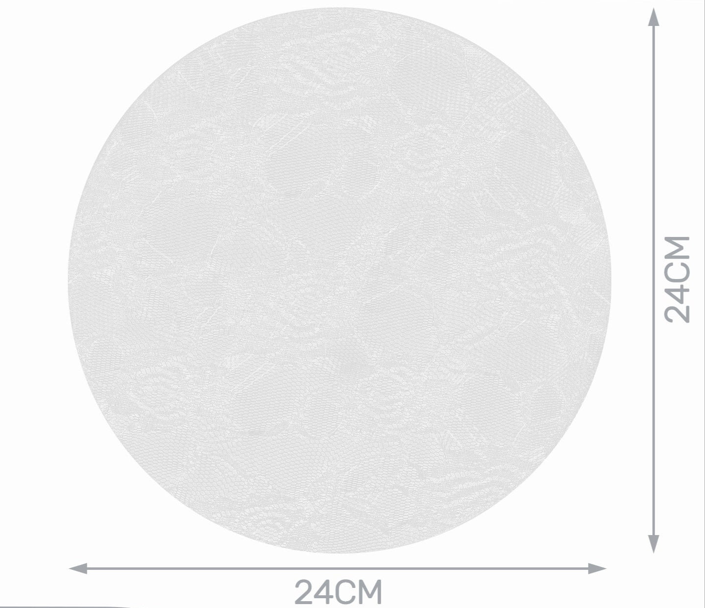 VELO ORGANZA TONDO RICAMATO