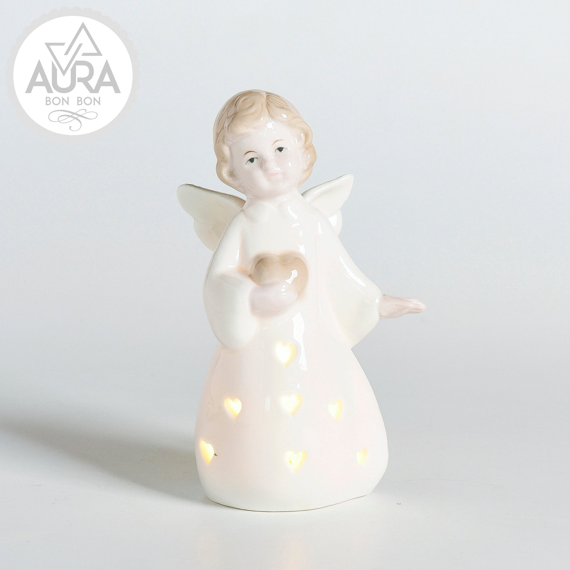 bomboniera in ceramica con luce