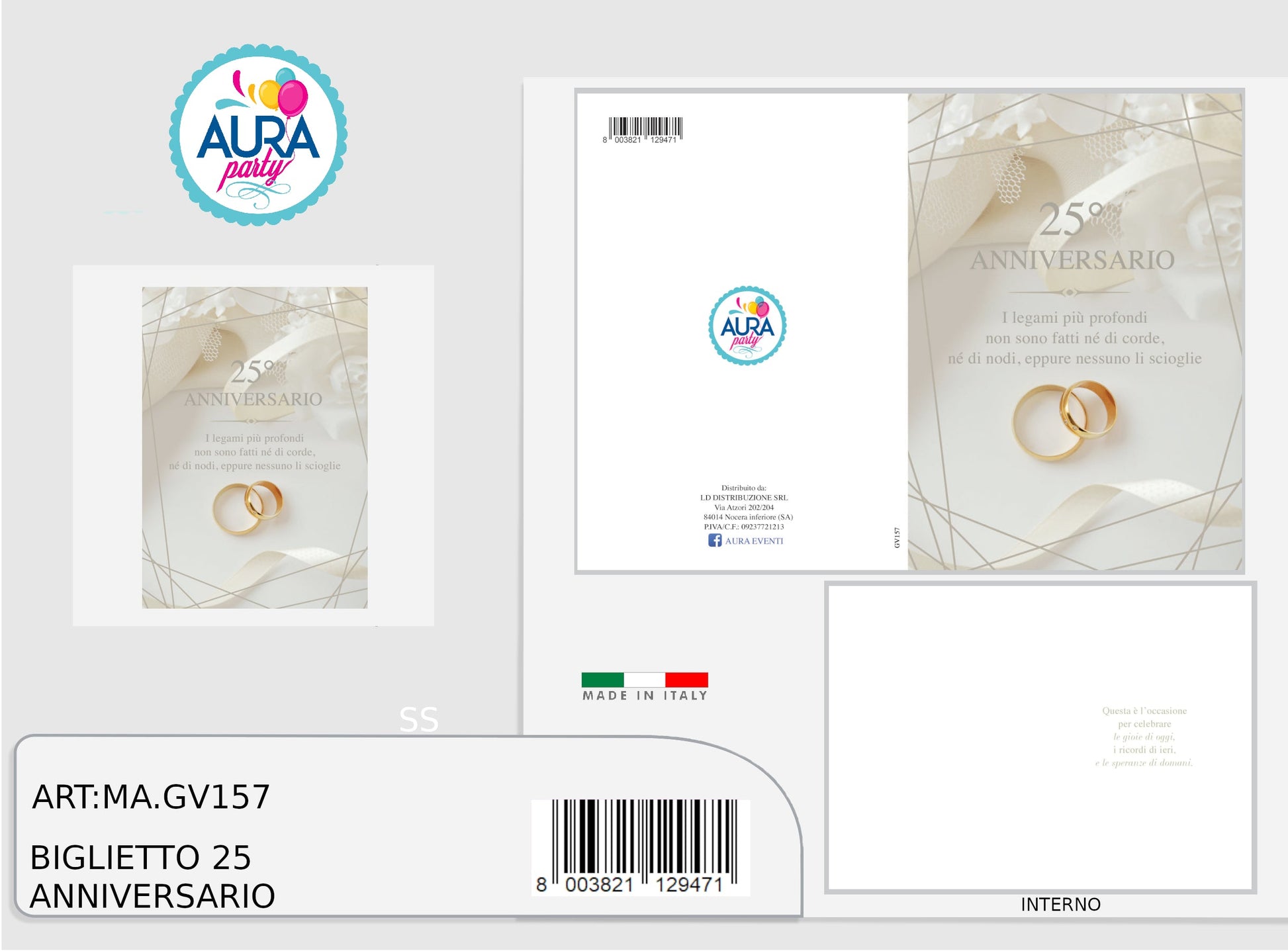 biglietto 25 anniversario