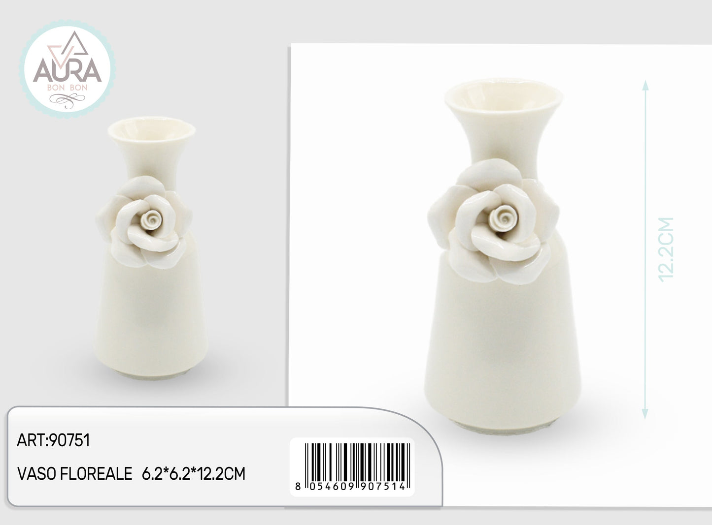 bomboniera vaso floreale