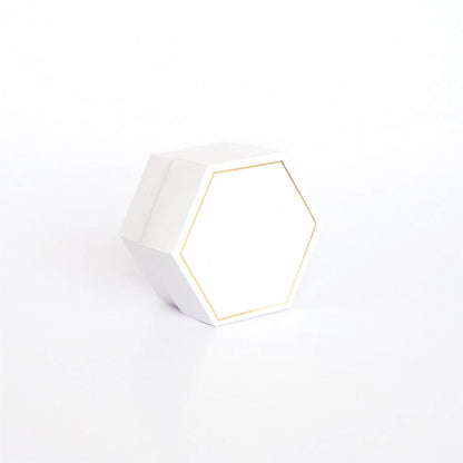 box esagono bianca