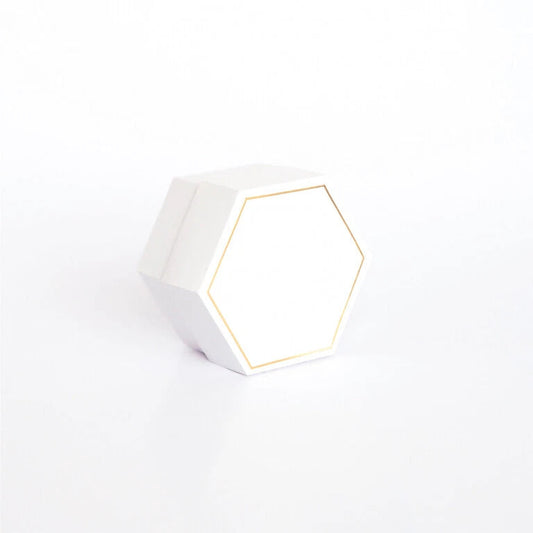 box esagono bianca