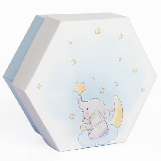 box elefantino azzurro