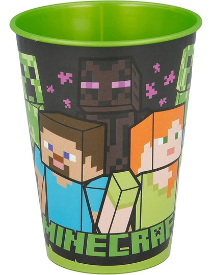 Bicchiere in plastica 260ml Minecraft