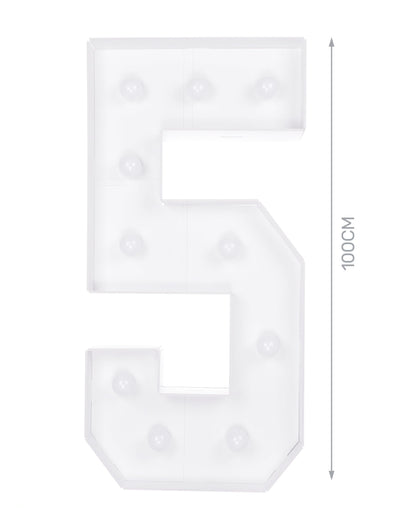 numero 5 led