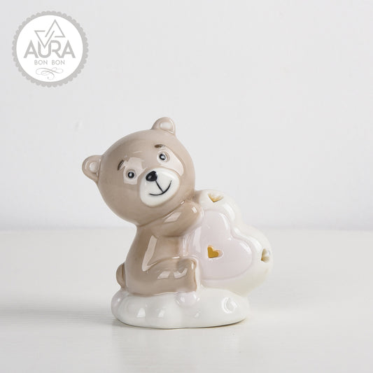 orsetto con cuore rosa