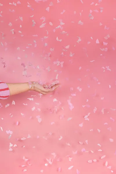 Cannone sparacoriandoli gender reveal Girl 20cm