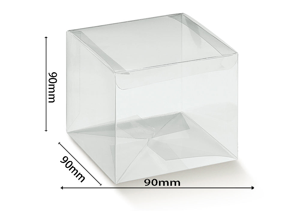 box 90x90x90mm trasparente