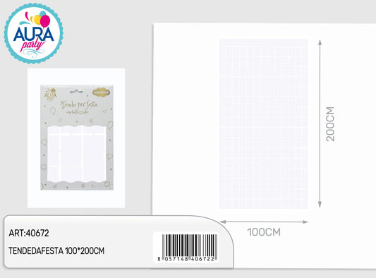 tende da festa bianco 100x200cm