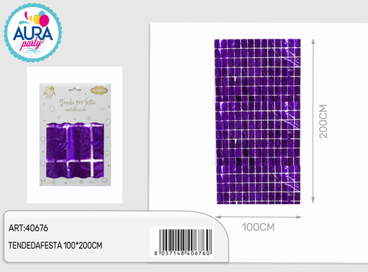 tende da festa lilla 100x200cm