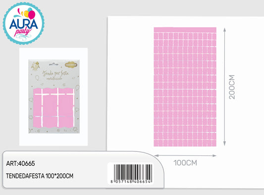 tende da festa rosagold 100x200cm