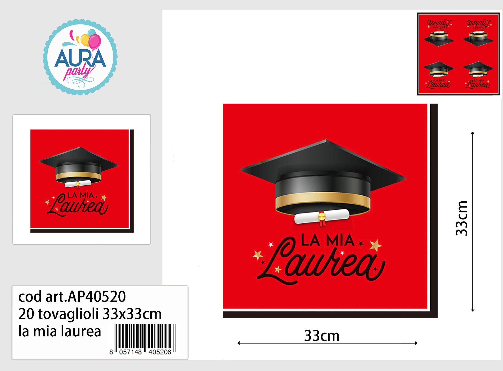 tovaglioli la mia laurea