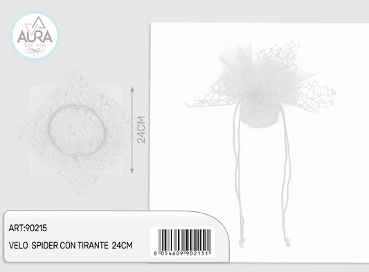 velo spider con tirante bianco