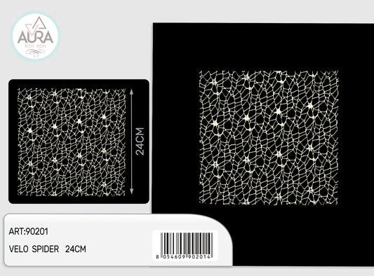 velo spider quadrato 25pz crema